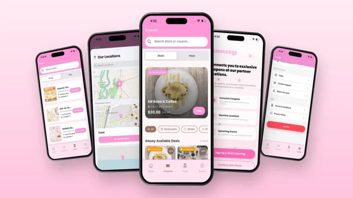 Amusy — Rewards & coupons platform